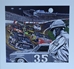 1994 Charlotte Motor Speedway " Outside The Fire!" Sam Bass Numbered Print 25" X 26" - SB-OUTSIDETHEFIRE-P-E01