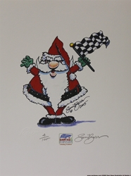 2005 Santa #1 Numbered and Autographed by Sam Bass Print 14 " X 11" 2005 Santa #1 Numbered and Autographed by Sam Bass Print 14 " X 11"