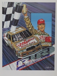 Bobby Allison " Rest Comes Shining Through "  Sam Bass 23" X 18" Print Sam Bass, Bobby Allison, Coca~Cola, Monster Energy Cup Series, Winston Cup, Print, Bobby Allison " Rest Comes Shining Through "  Sam Bass 23" X 18" Print