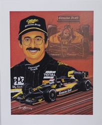 Bobby Rahal 92 Genuine Numbered IndyCar Sam Bass Print 27" x 21" Bobby Rahal 92 Genuine Draft IndyCar Numbered Sam Bass Print 27" x 21"