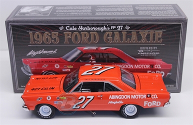 Cale Yarborough Autographed #27 Abingdon Motor Co. 1965 Ford Galaxie 1:24 University of Racing Nascar Diecast Cale Yarborough nascar diecast, diecast collectibles, nascar collectibles, nascar apparel, diecast cars, die-cast, racing collectibles, nascar die cast, lionel nascar, lionel diecast, action diecast, university of racing diecast, nhra diecast, nhra die cast, racing collectibles, historical diecast, nascar hat, nascar jacket, nascar shirt,historical racing die cast