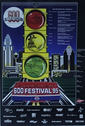 Charlotte 1995 "Speed Street 95" Sam Bass Poster 25" X 17" Charlotte 1995 "Speed Street 95" Sam Bass Poster 25" X 17"