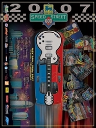 Charlotte 2007 "Speed Street 600 " Sam Bass Poster  25" X 18" Sam Bas Poster