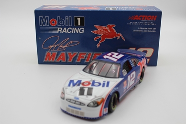 **Damaged See Pictures** Jeremy Mayfield Autographed 2001 Mobil 1 1:24 Nascar Diecast **Damaged See Pictures** Jeremy Mayfield Autographed 2001 Mobil 1 1:24 Nascar Diecast 