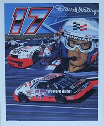 Darrell Waltrip 1991 " Western Auto / ACDelco Racing " Original Sam Bass Print 19.5" X 24" Darrell Waltrip 1991 " Western Auto / ACDelco Racing " Original Sam Bass Print 19.5" X 24"