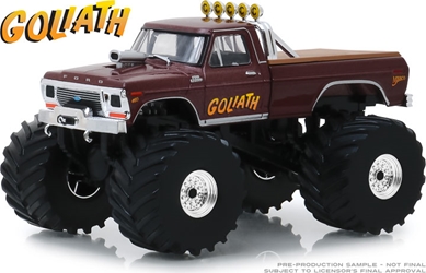 Goliath 1:43 1975 Ford F250 Kings of Crunch Monster Truck Goliath, Monster Truck, 1:24 Scale, Kings of Crunch