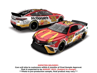 *Preorder* Bubba Wallace 2022 McDonalds 1:24 Color Chrome Nascar Diecast Bubba Wallace, Nascar Diecast, 2022 Nascar Diecast, 1:24 Scale Diecast