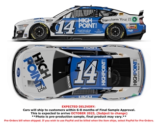 *Preorder* Chase Briscoe 2023 HighPoint.com 1:24 Nascar Diecast Chase Briscoe, Nascar Diecast, 2023 Nascar Diecast, 1:24 Scale Diecast
