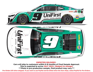 *Preorder* Chase Elliott 2023 Unifirst 1:24 Color Chrome Nascar Diecast Chase Elliott, Nascar Diecast, 2023 Nascar Diecast, 1:24 Scale Diecast