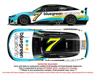 *Preorder* Corey LaJoie 2023 Bluegreen Vacations 1:24 Nascar Diecast Corey LaJoie, Nascar Diecast, 2023 Nascar Diecast, 1:24 Scale Diecast