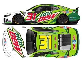 *Preorder* Justin Haley 2023 Mtn Dew 1:24 Color Chrome Nascar Diecast Justin Haley, Nascar Diecast, 2023 Nascar Diecast, 1:24 Scale Diecast