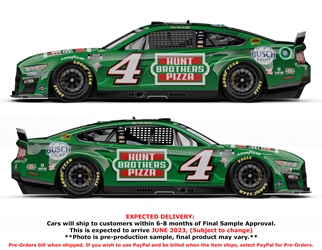 *Preorder* Kevin Harvick 2023 Hunt Brothers Pizza 1:24 Color Chrome Nascar Diecast Kevin Harvick, Nascar Diecast, 2023 Nascar Diecast, 1:24 Scale Diecast
