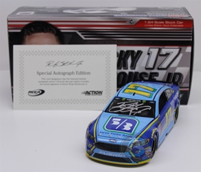 Ricky Stenhouse Jr Autographed 2018 Fifth Third Bank 1:24 Nascar Diecast Ricky Stenhouse Jr Nascar Diecast, 2018 Nascar Diecast, 1:24 Scale Diecast, pre order diecast
