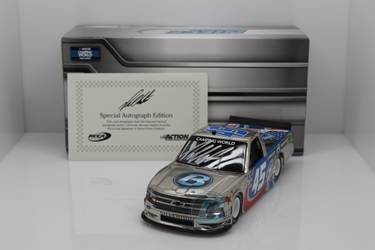 Ross Chastain Autographed 2021 CircleBDiecast.com Salutes 1:24 Color Chrome Nascar Diecast Ross Chastain, diecast, 2021 nascar diecast, pre order diecast