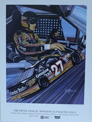 Rusty Wallace 1990 " You Had Better Hold On " Original Numbered Sam Bass Print  19 X 23" Rusty Wallace 1990 " You Had Better Hold On " Original Numbered Sam Bass Print  19 X 23"