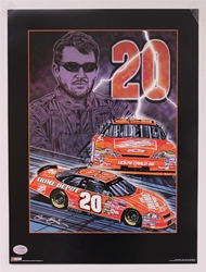 Tony Stewart "Knights of Thunder" 18" X 24" Original 2006 Sam Bass Poster Sam Bass, Tony Stewart, 2006, Monster Energy Cup Series, Winston Cup,Poster